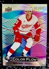2024-25 Upper Deck Allure - Color Flow Moritz Seider - Blue Purple - Red Wings