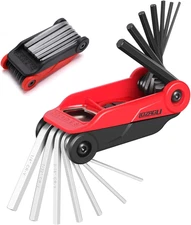 14PCS Folding Allen Wrench Sets, Metric and SAE Allen Key Set, METRIC 2Mm, 2.5Mm