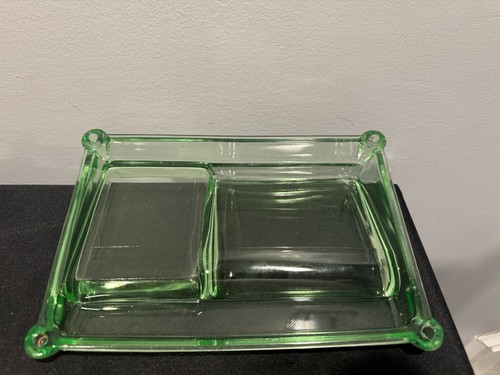 CLARK'S TEABERRY GUM GREEN URAN Glas Laden Arbeitsplatte Display Tablett - Bild 6 von 6