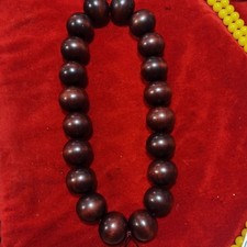Large Wooden Meditation Beads 15 Beads 40mm Handheld Prayer Bracelet Unisex