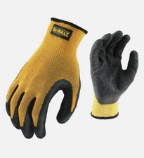 DEWALT DPG70L-4PK - Textured Rubber Coated Gripper Glove, 4 Pack - Size L
