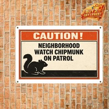 Beware Of Dog No Trespassing Sign for Yard Fence Metal Tin Decor 8x12