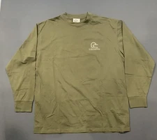 Ducks Unlimited Long Sleeve T-Shirt Green 2 XL NWOT - Leader in Wetland Conserv.