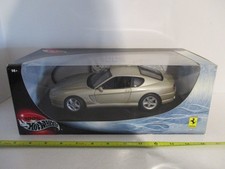 Hot Wheels 100% Ferrari 456 M Champagne 1:18 Scale 2000 MISB