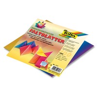 Folia FaltbläTter Regenbogenpapier 110G/M², 10X10Cm, 100 Blatt, Bunt (100 Bogen)