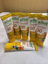 6X Alba Botanica Sunscreen Hawaiian Aloe Vera Lotion SPF30 3oz x6 Lot Case 11-24