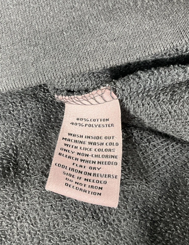 Sudadera Juicy Couture para mujer talla L gris dorado logotipo estrás dobladillo desigual Foto 4 de 4