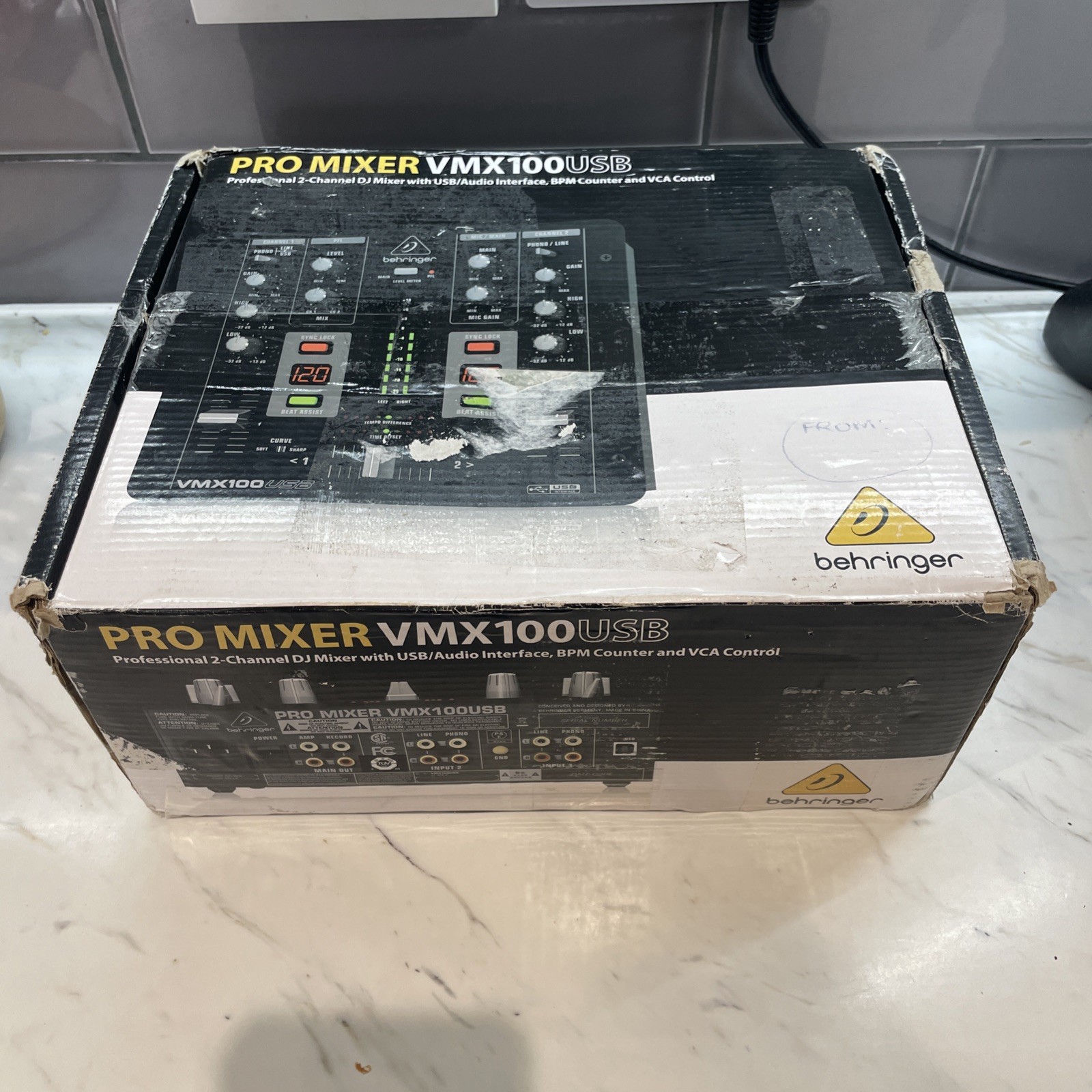 Behringer VMX100USB - 2-channel DJ mixer - Never Used Open Box
