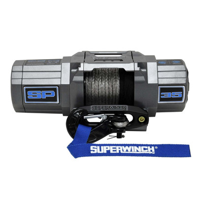 SUPERWINCH 3500lb Winch 40ft Syn thetic Rope Hawse- 1135250