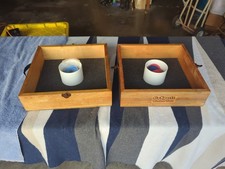 Hand Crafted Wood Washer Toss Game: Classic Tailgating Game 