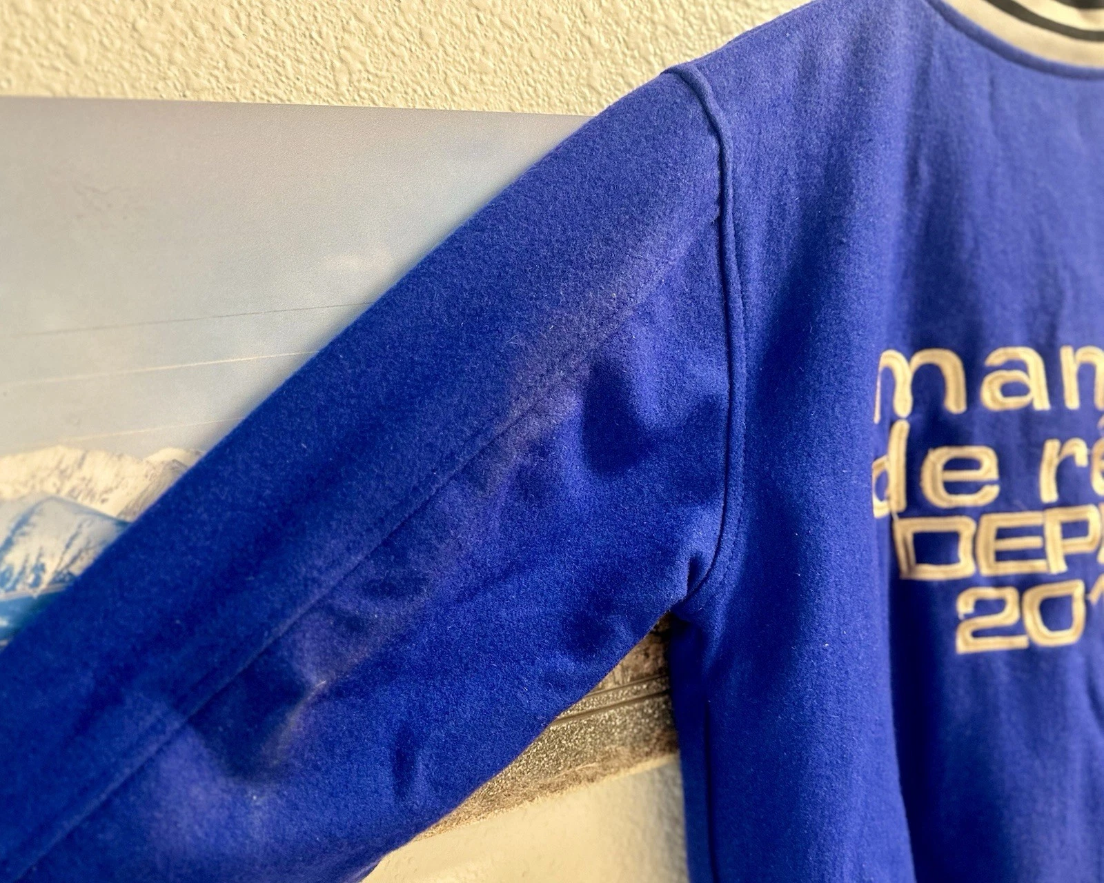 Rêve Grand Rue "Manoir de Rêve" Royal Blue Varsity Jacket Men's M NWT Rare image 7