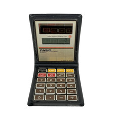 Vintage Casio SL-85 Solar Calculator Made in Japan w/ Case Tested