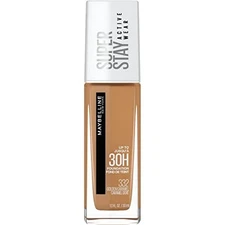 Maybelline Super Stay Liquid Foundation Active Wear Makeup 332 Golden Caramel