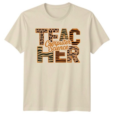 Lustiges Lehrer T-Shirt Informatik IHR Gepard Tierliebhaber Geschenk