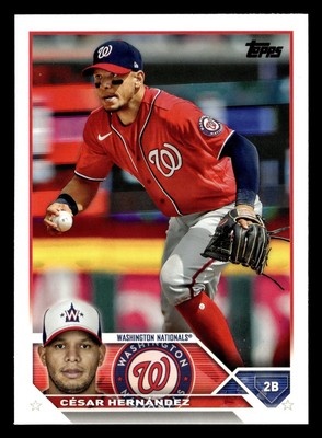 Cesar Hernandez 2023 Topps #244 Washington Nationals BASEBALL *103