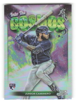 2024 Topps Chrome Cosmic Into the Cosmos #ITC-24 Junior Caminero RC Rookie Rays