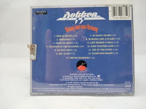 DOKKEN - BACK FOR THE ATTACK CD 1987 ELEKTRA/ASYLUM RECORDS - Foto 2 di 2