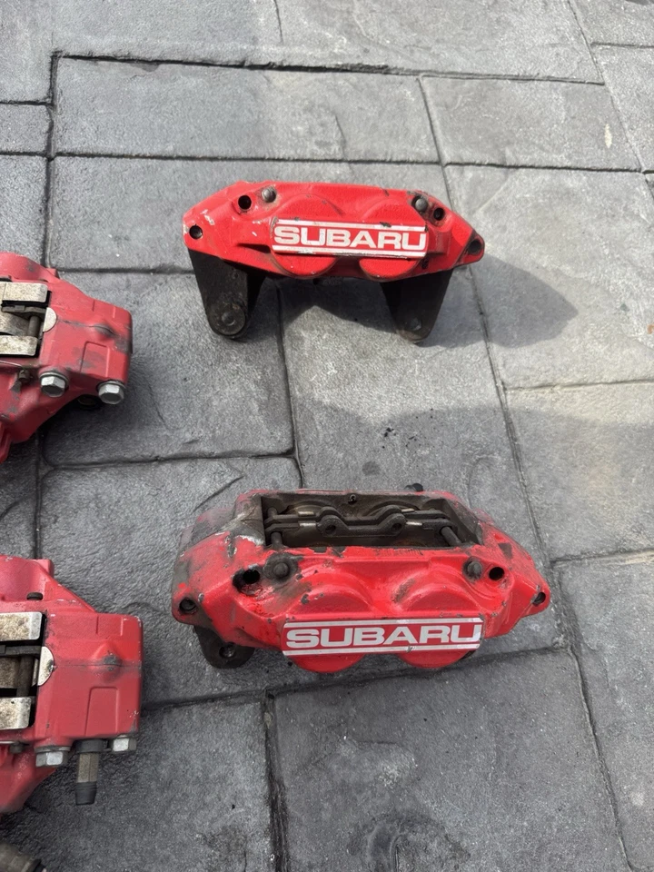 🚀🏎️ 06-07SUBARU IMPREZA 4x Juego de pinzas delanteras y traseras; (2,5L), WRX, R L. Foto 2 de 4