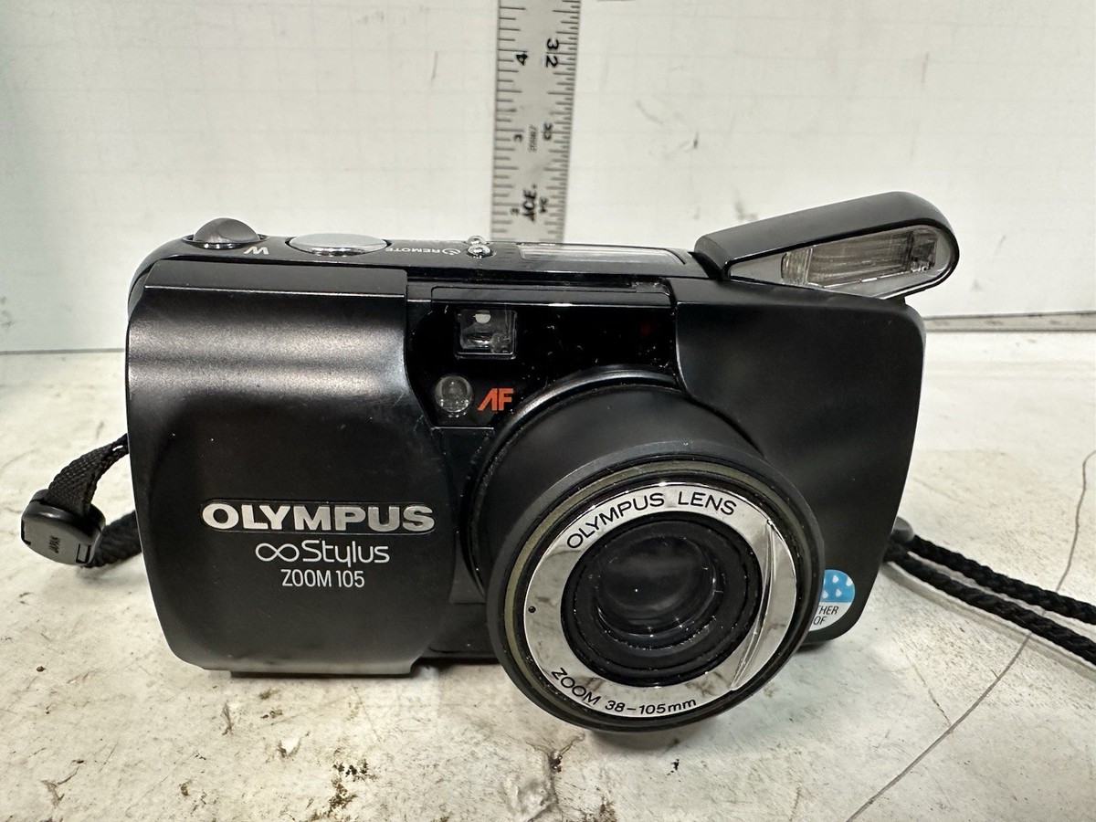 Olympus Mju Zoom Panorama Powered On Ok Zoom 38-105mm