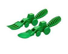 Toddler Utensils Made in 1 Pack, Green Tractor 1 Pack