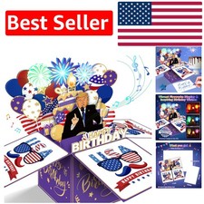 Enchanting 3D Pop-Up Musical Birthday Card with Lights  Presidential Blessings
