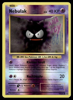 Nebulak 47/108 Common Evolutions Reverse Holo LP Pokemon Karte Deutsch