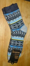 New FIELD & STREAM Cozy CABIN SOCKS Infused with ALOE Woman SIZE 5-10 BLUE