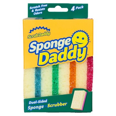 Sponge Daddy, doppelseitiger Schwammschrubber, Geschirrschwämme zum Abwaschen, nicht schr...