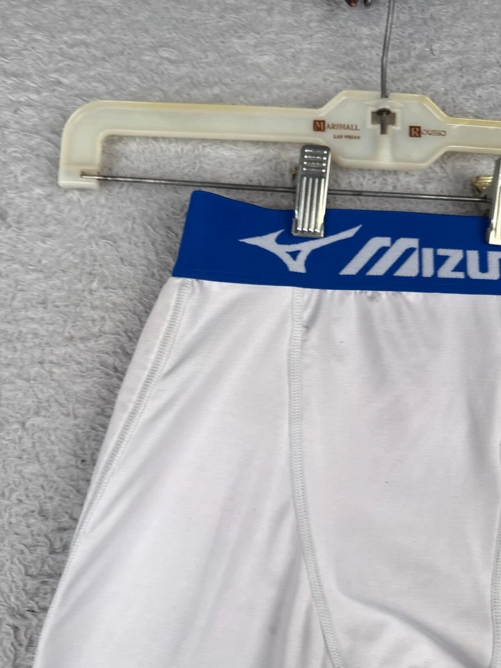 Mizuno Sliding Shorts Youth Large White Padded Baseball Softball Polyester Blend - Image 4 of 4