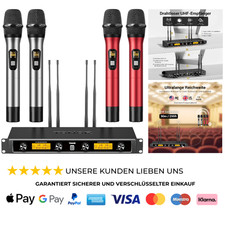 UHF Funkmikrofon Set 4er System TW840 Silber ...