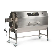 Ash & Ember 25 Watt Stainless Steel BBQ Rotisserie Grill, Rated 125 LB