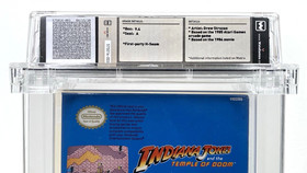 Indiana Jones and the Temple of Doom Nintendo NES New 1988 Sealed WATA 9.4 A