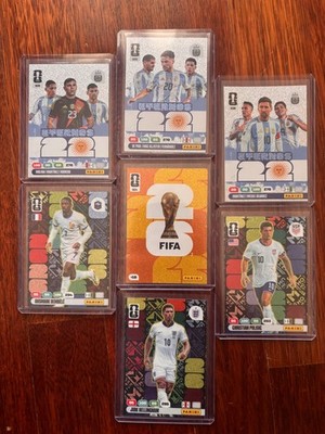 Panini FIFA World Cup 2026 Momentum x3 + Eternos x3 + N.624 Gold Ultra Rare
