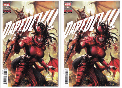 Daredevil #6 Demonized Variant 2Pack Marvel 2022 NM