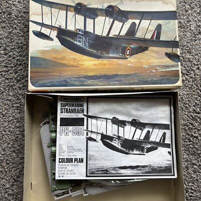 SuperMarine Stranraer Airboat Matchbox 1/72 Model Kit PK-551
