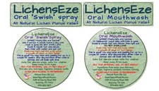 LichensEze OLP swish and spray. All natural, gentle formula. Oral Lichen Planus