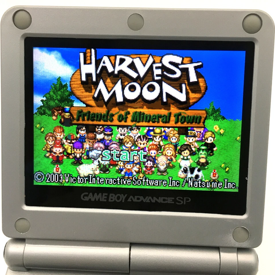 NES Gray 10 Levels Backlight V2 IPS LCD Panel Game Boy Advance SP GBA SP Console - Image 3 of 4