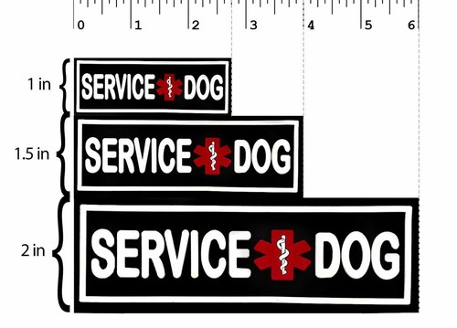 Etiqueta de parche de etiqueta de arnés de perro de goma 3D para perro - Imagen 3 de 14