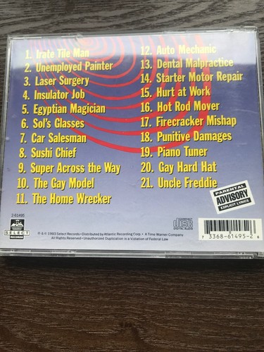 THE JERKY BOYS self-titled CD (1993) Uncle Freddie, Egyptian Magician - Picture 7 of 12