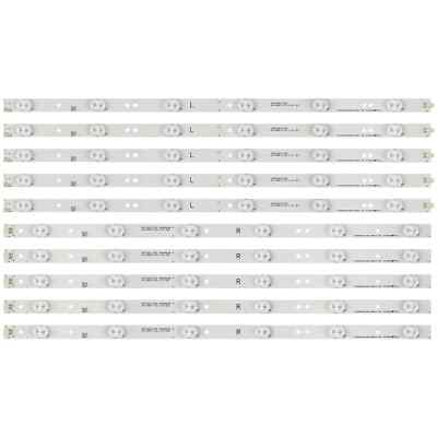 10Pcs/Set LED Strips For Hitachi SVJ490A06 LE49S508 LE49S50B LB-C490F13 