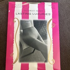 Victoria's Secret Lasting Luxuries Control Top Pantyhose Chocolate SZ SMALL