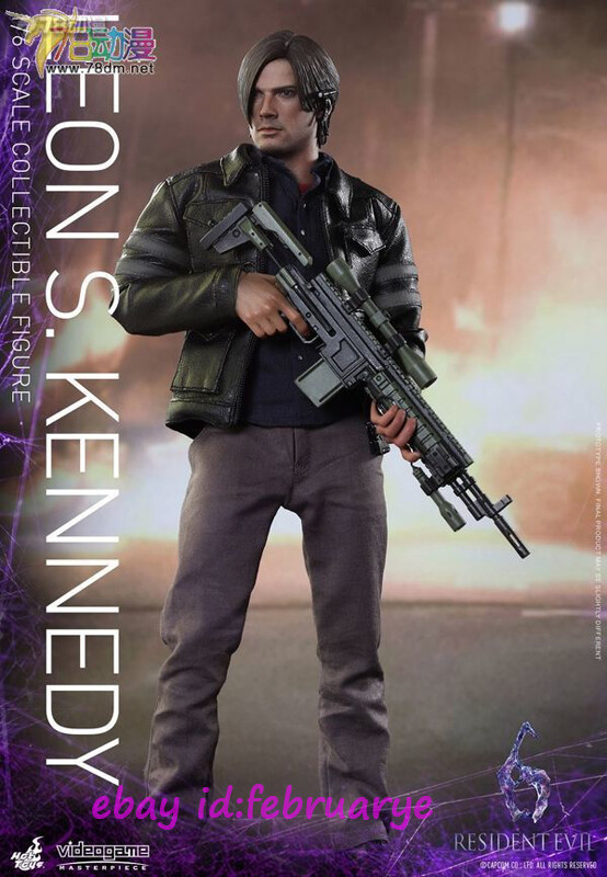 Hot Toys 1/6th Vgm22 Leon S. Kennedy Action Figures In Stock New