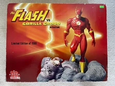 DC Direct Flash vs Gorilla Grodd Statue Limited Edition #565/1500 Justice League