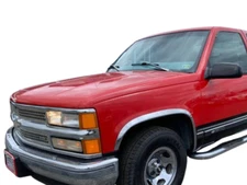 For 88-98 C/K CK Truck 4 PC Set Chrome Polished Long Stainless Steel Fender Trim