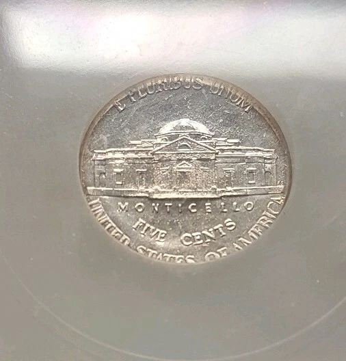 ICG 2014-P Jefferson Nickel "Design Creep" Rev. Error MS 65 - Image 2 of 4