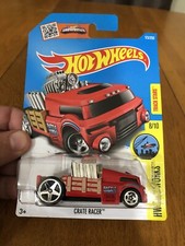 NEW HOT WHEELS 2015 HW CITY WORKS 8/10 CRATE RACER 1/64 NIP