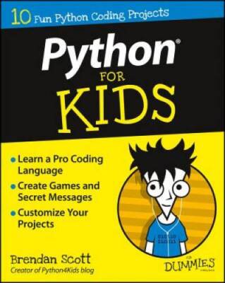 Python For Kids For Dummies - Paperback By Scott, Brendan - GOOD