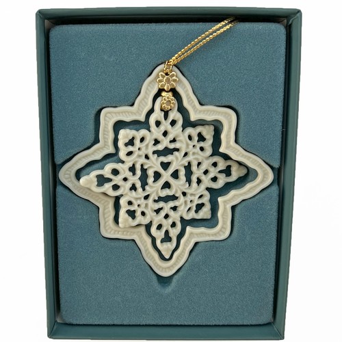Lenox China Winter Wonders SNOWFLAKE 3D Xmas Tree Ornament Mobile Twirls Spin 93 - Picture 5 of 5