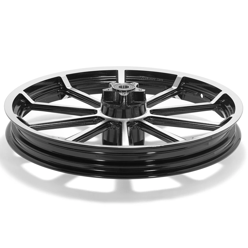 21x2.15 Front Wheel Rim Hub for Harley Softail Fat Boy Heritage Classic Deluxe Foto 2 de 4