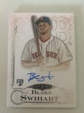 Blake Swihart autographed 2015 Topps certified issue rookie baseball card